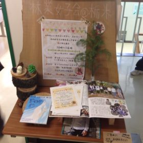 宇都宮大学祭にて、林業女子会@栃木